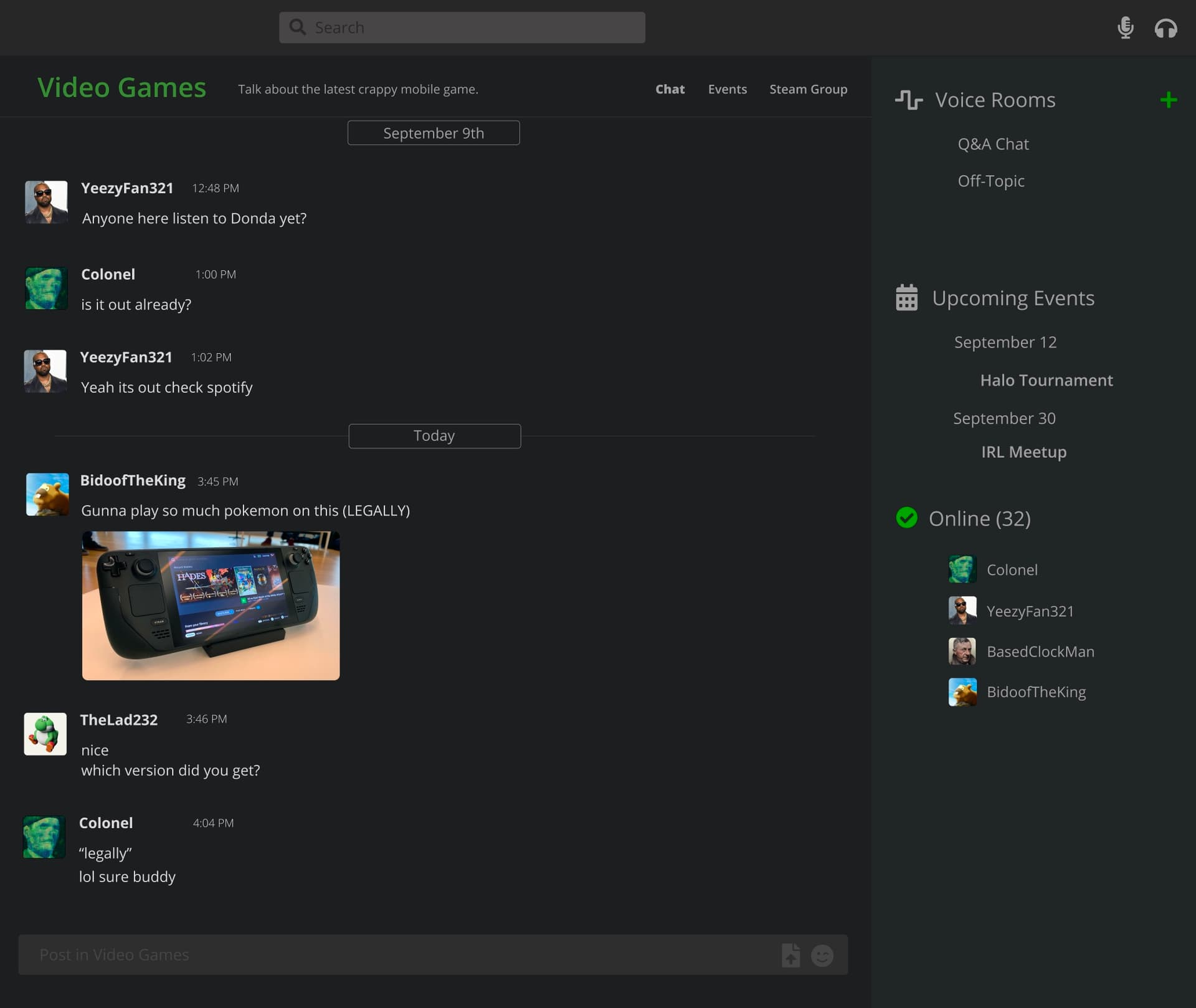 Bickerin Mock Screenshot